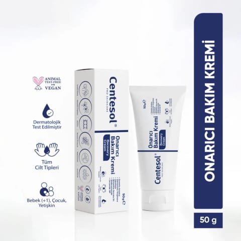 Centesol ترمیمکننده و مرطوبکننده شدید پوست Cica 50 گرم