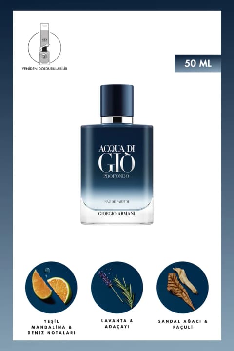 Giorgio Armani Acqua Di Gio Profondo EDP 50 ml ادوپرفیوم مردانه 3614273953856