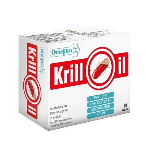 Anti Omepro Krill Yağı 60 Kapsül