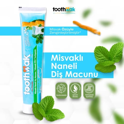 خمیر دندان Toothwak با میسواک و نعناع ۷۵ میلیلیتر