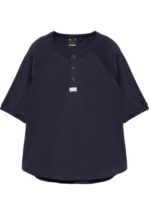 سویشرت آستین کوتاه یقه Henley
