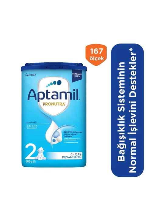 Aptamil 2 Prebiyotikli Devam Sütü 800 Gr