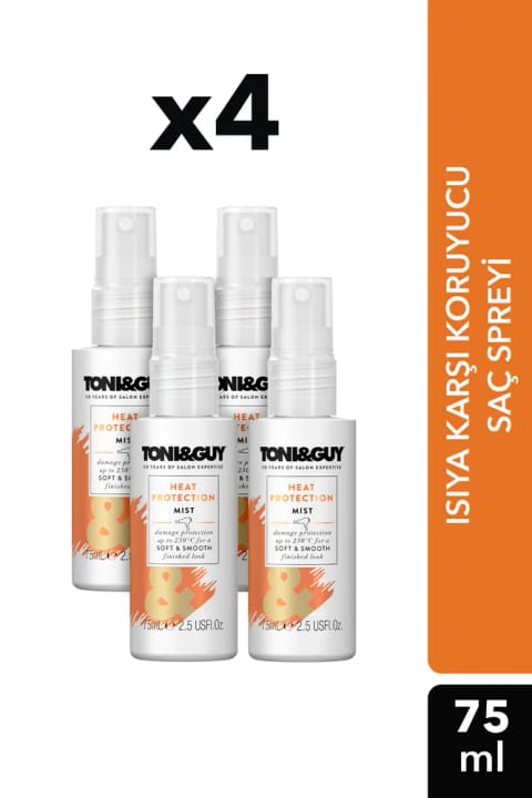 Toni&Guy اسپری محافظ حرارت مو 4×75 میلی‌لیتر