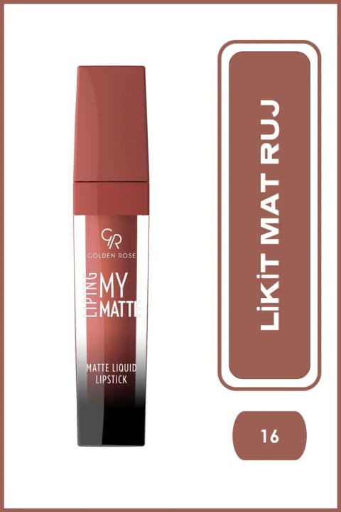 Golden Rose Liping My Matte - 16 - رژ لب مایع مات