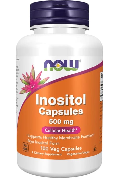 Now Foods, Inositol، 500 میلیگرم، 100 کپسول گیاهی، ساخت آمریکا