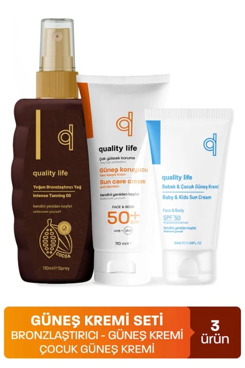 ست ضدآفتاب Quality Life Ql 50