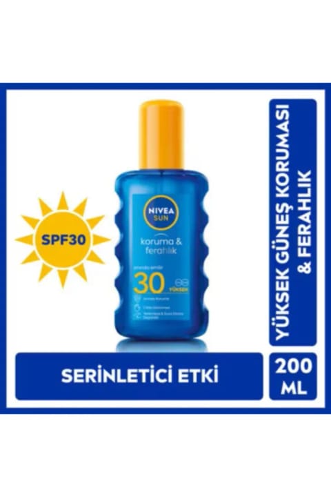 NIVEA Sun SPF30 محافظ و خنککننده 200 میلیلیتر اسپری