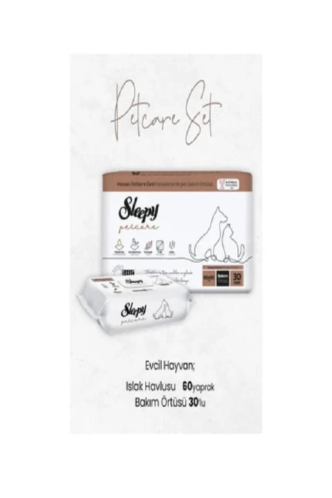Sleepy PETCARE حوله مراقبت از حیوانات خانگی ۳۰ عددی