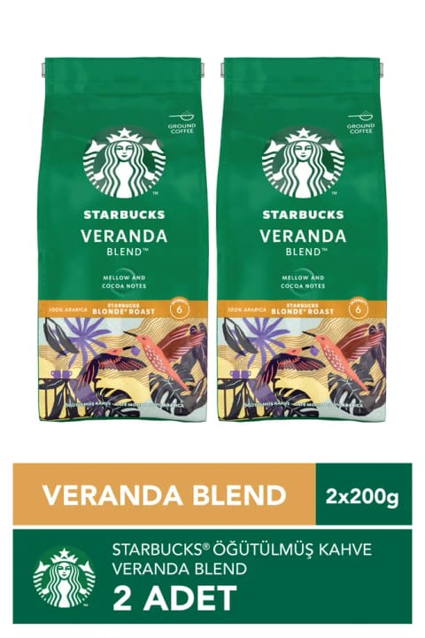 Starbucks Veranda Blend قهوه آسیاب‌شده 2x200g