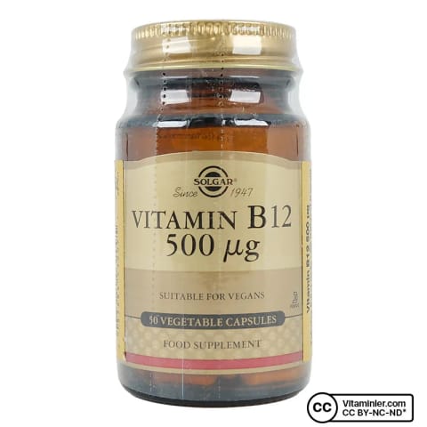 Solgar Vitamin B12 500 mcg 50 کپسول