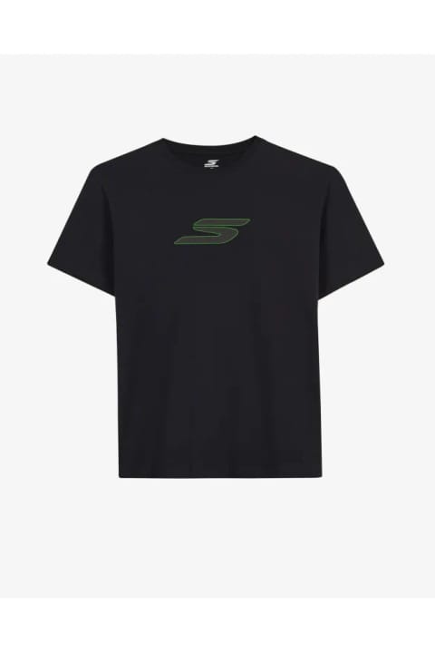 تی‌شرت مردانه SKECHERS مدل Relax Fit Faded S رنگ مشکی S2620109-3817