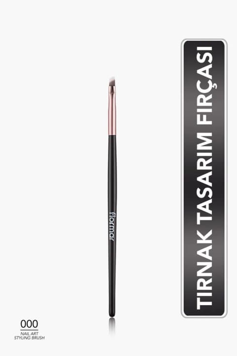 برس ناخن Flormar با نوک مورب