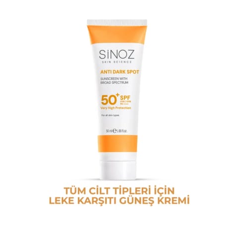 سینوز SPF50+ ضدلک کرم ضدآفتاب صورت ۵۰ میلی‌لیتر