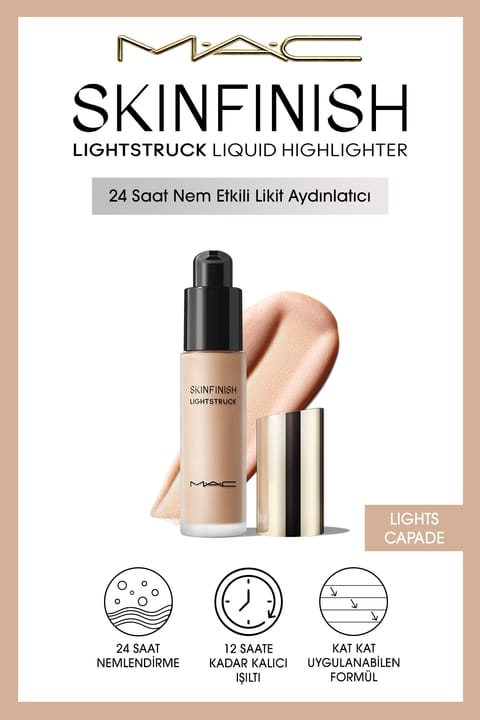 هایلایتر مایع M.A.C مدل Skinfinish Lightstruck - رنگ Lightscapade
