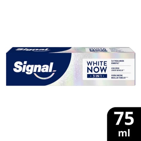 Signal White Now 3 in 1 Original خمیردندان سفیدکننده فوری 75 میلیلیتر