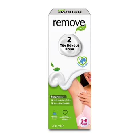 Remove Care کرم موبر موهای مقاوم ۲×۱۰۰ میلی‌لیتر