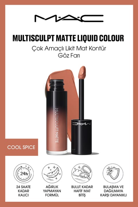M.A.C MULTISCULPT MATTE LIQUID COLOUR کانتور مایع مات و سایه چشم چندکاره...