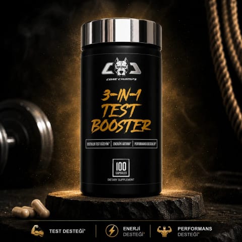 Core Champs 3-IN-1 Test Booster Citrulline Fenugreek Boron Longjack Tongkat ali100 Caps - By Kai greene