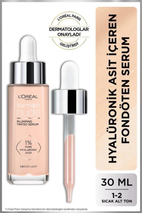 L'Oreal Paris True Match Nude سرم فونداسیون 1-2 Rosy Light