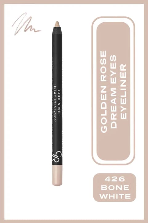 Golden Rose Dream Eyes خط چشم Bone White شماره 426