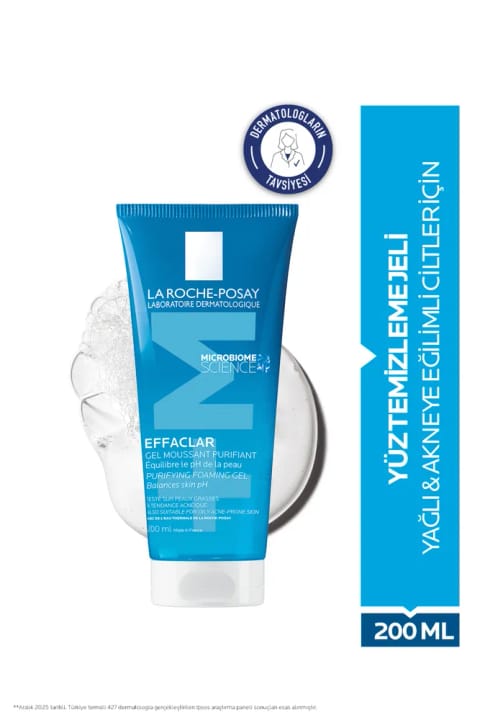ژل شستشوی صورت La Roche Posay Effaclar برای پوست چرب و مستعد آکنه