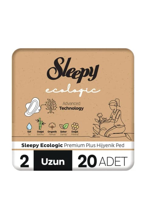 Sleepy Ecologic Premium Plus نوار بهداشتی بلند 20 عددی