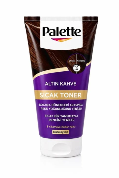Palette رنگ مو ICC تونر قهوهای طلایی 150ml TR
