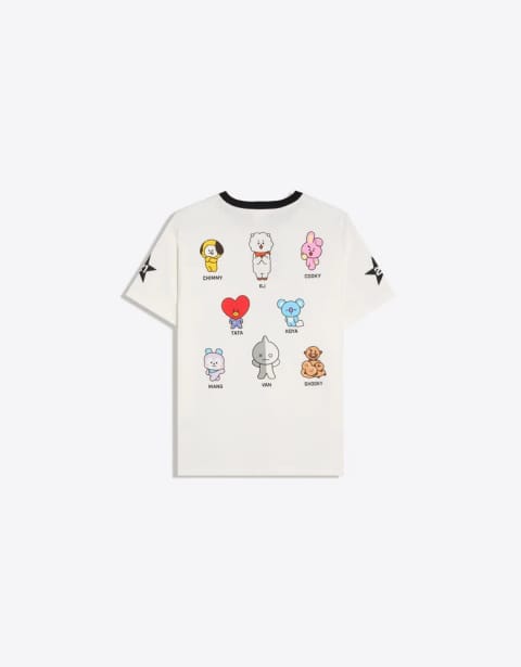 تیشرت اورسایز طرح BT21