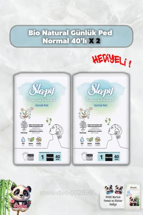 Sleepy Bio Natural روزانه نرمال ۴۰ عددی ×۲ و روسی