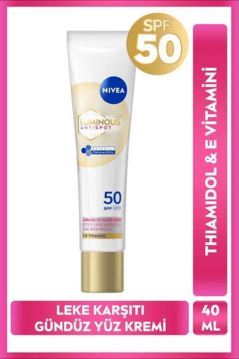 NIVEA SPF50 Luminous630 ضد لک ضد آفتاب صورت ۴۰ میلیلیتر
