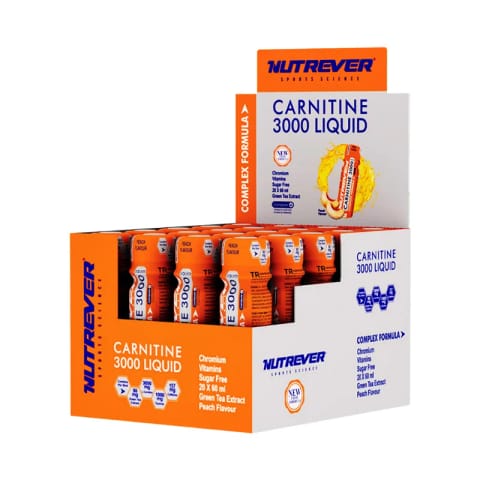 Nutrever L-Carnitine 3000 مایع 20 آمپول