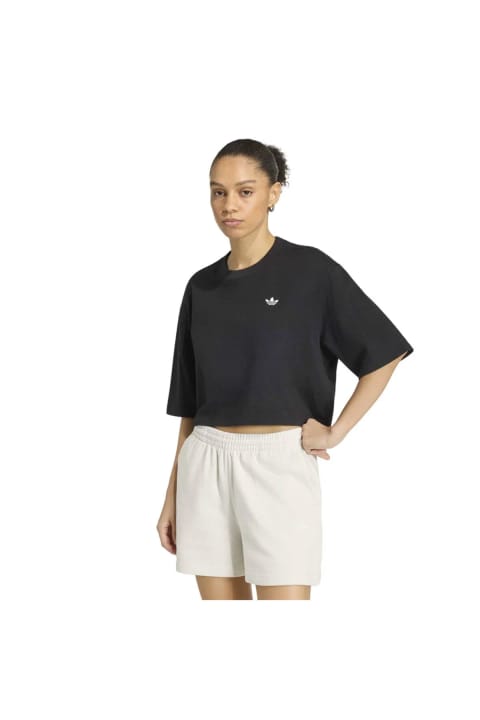 تیشرت کراپ زنانه adidas ESS CROP TEE KQ6692