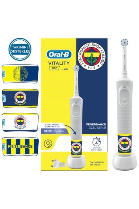 مسواک شارژی Oral-B D100 بسته هواداری فنرباغچه