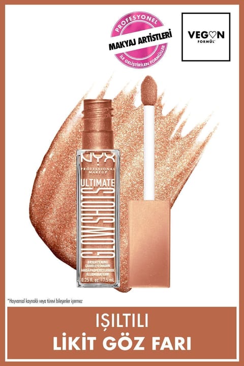 سایه چشم مایع درخشان NYX Professional Makeup Ultimate Glow Shots - 08 Twis...