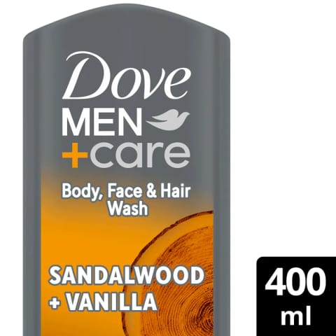 Dove Men +Care دوش ژل مغذی سندل و وانیل 400 میلی‌لیتر