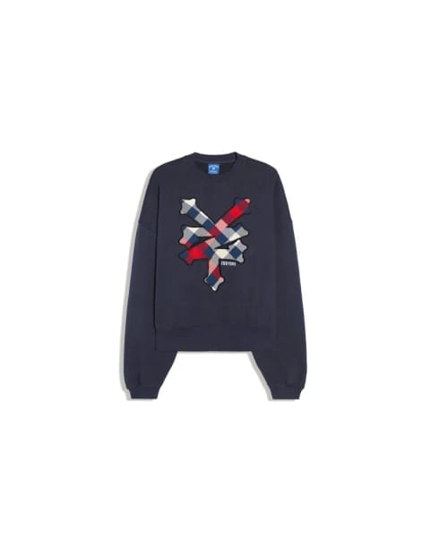 ZOO YORK هودی یقه گرد با پچ