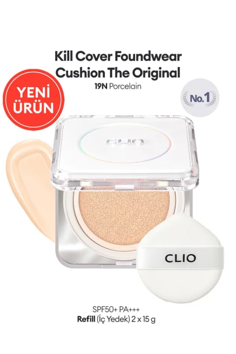 CLIO کوسن کاور فان‌ویر مات اورجینال + رفیل (19N Porcelain)