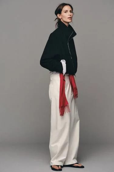 HIGH COLLAR BOMBER JACKET