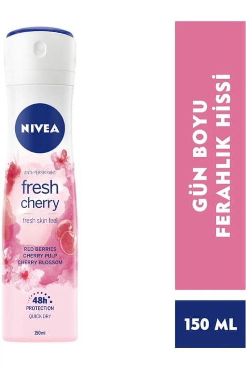 NIVEA اسپری دئودورانت گیلاس تازه ۱۵۰ میلیلیتر
