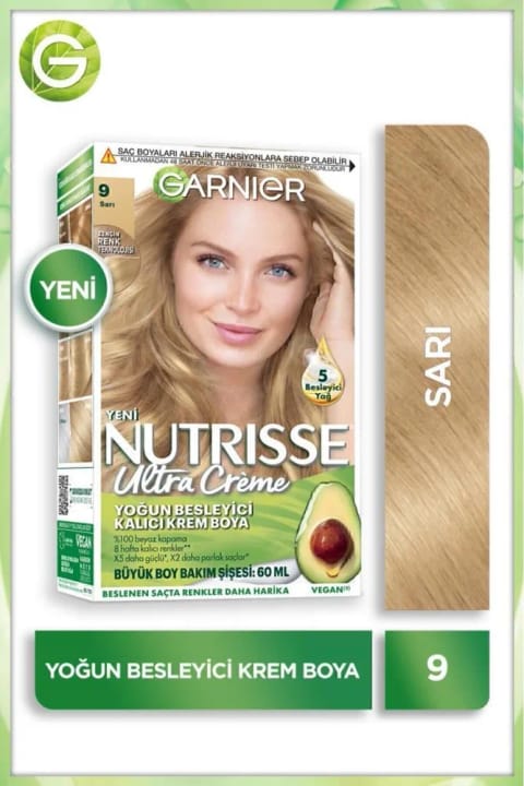 Garnier Nutrisse رنگ موی دائمی و مرطوب‌کننده