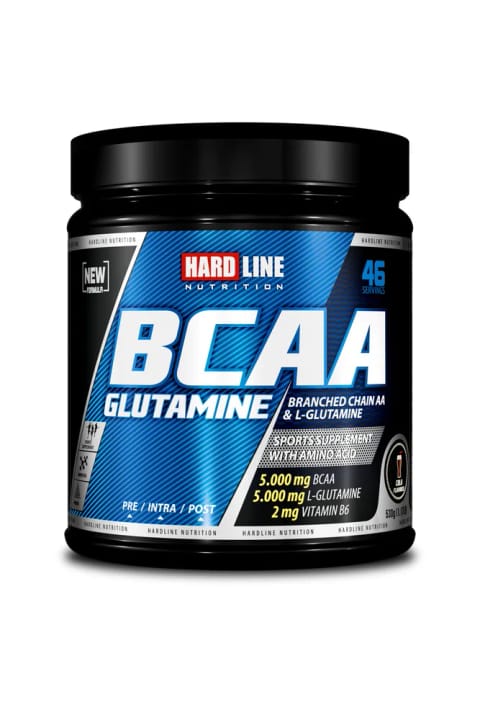 Hardline BCAA Glutamine 530 گرم 46 سرویس طعم کولا