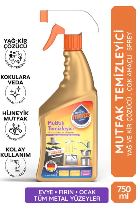 پاک‌کننده آشپزخانه چربی‌بر فوق قوی Cleaning Mate Solutions