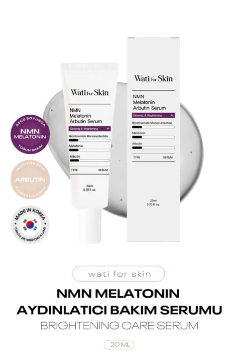 wati for skin سرم روشنکننده حاوی NMN، Melatonin و Arbutin