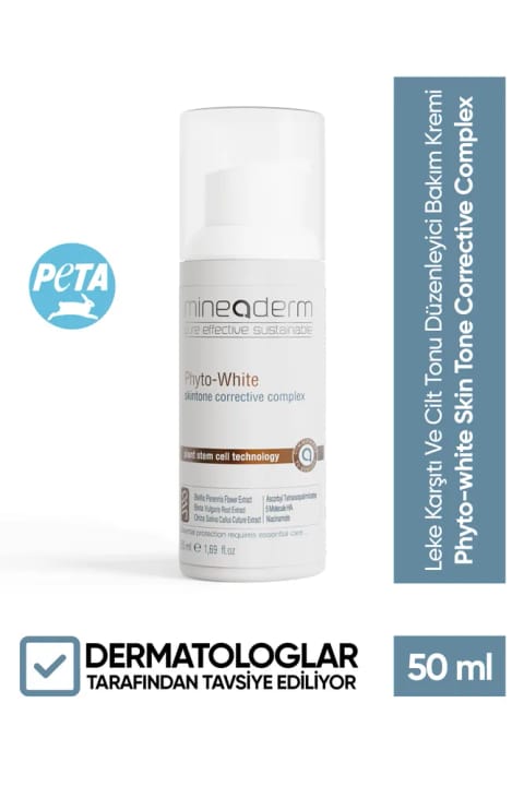 کرم مراقبتی ضد لک و تنظیم کننده رنگ پوست mineaderm/phyto-white Skin