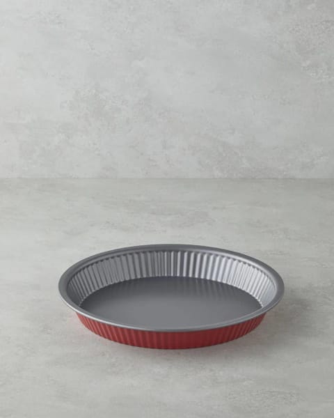 قالب تارت و کیک استیل کربنی Baker’s Choice ۲۸ × ۴ سانتی‌متر قرمز