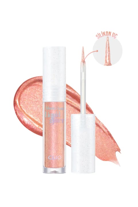 گلیتر مایع شفاف و براق کلایو Moon Glass Liquid Glitter Sweet Cl... — 05 Chilling Rose