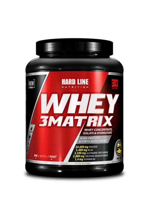 هاردلاین Whey 3 Matrix 908 گرم پروتئین با طعم چیزکیک لیمویی