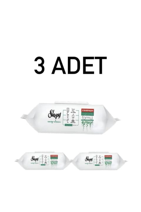 Sleepy 300 عدد دستمال تمیزکننده سطح سفید صابونی