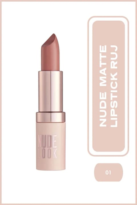 Golden Rose رژ لب مات نود لوک پرفکت - 01 Coral Nude