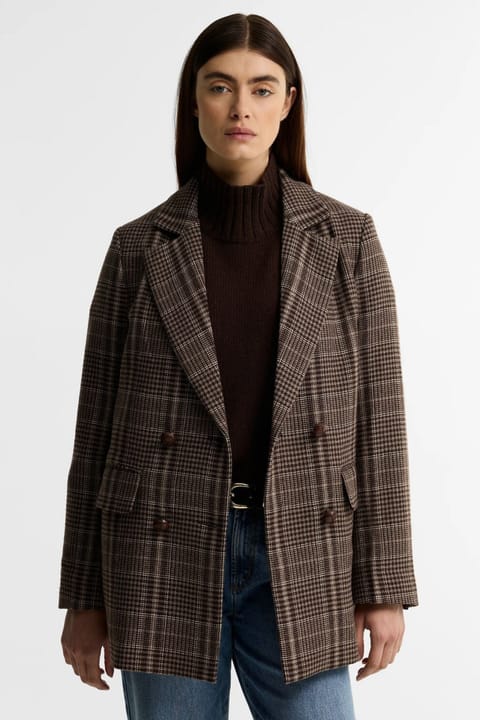 کاپشن جافت Barbour Kruvaze Tailored BR51 Price Of Wales Ganache